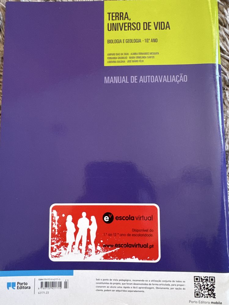 Manual de autoavaliacao Bilogia e geologia 10° ano