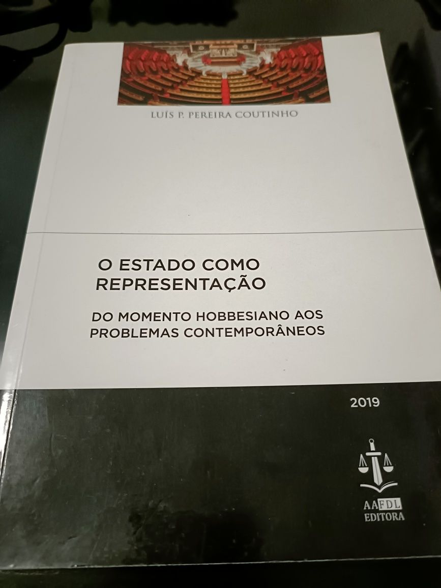 Livro o estado como representação Luís Pereira Coutinho