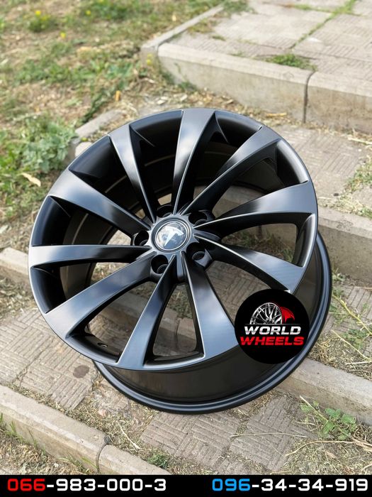 Диски R18 5x114.3 Tesla Model 3 Model Y Perfomance тесла черные