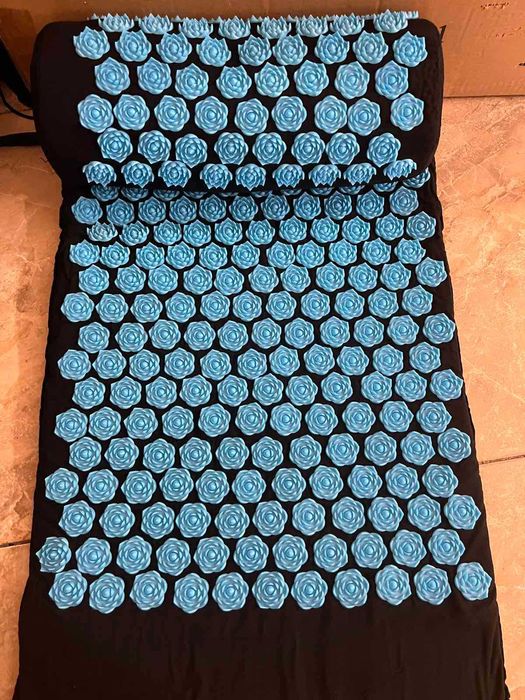 Набор массажный коврик и валик