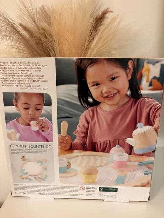 Fisher-Price Czas na podwieczorek Zestaw drewnianych zabawek HXT82