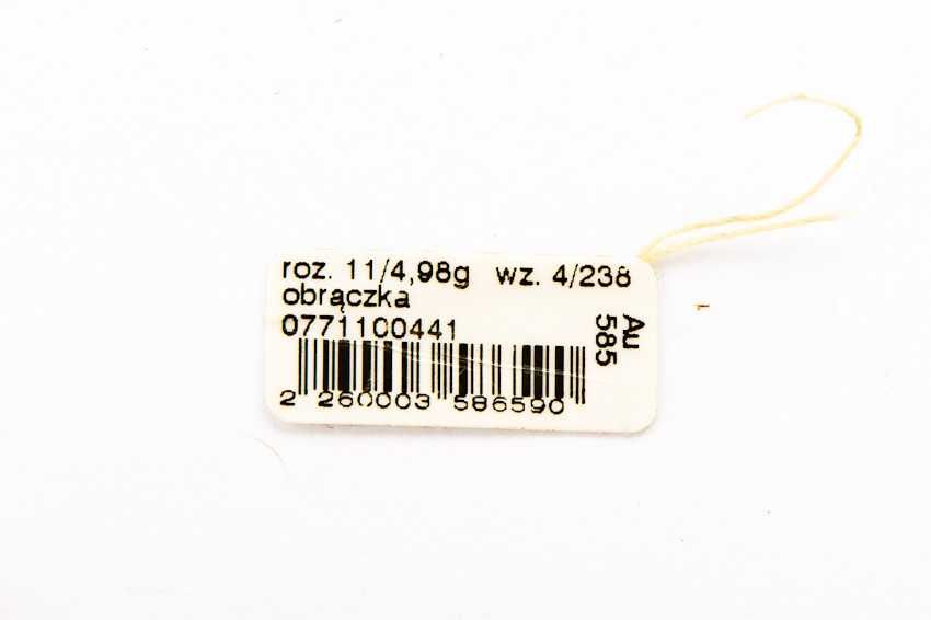 Złota Obrączka - 4,86g - Diament - APART wz. 4/238 - KRAKÓW