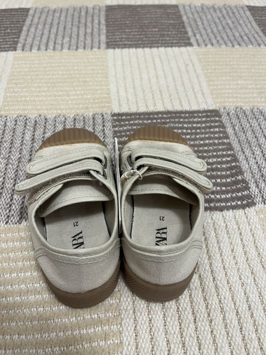 Кеди бавовняні zara 21 кросівки