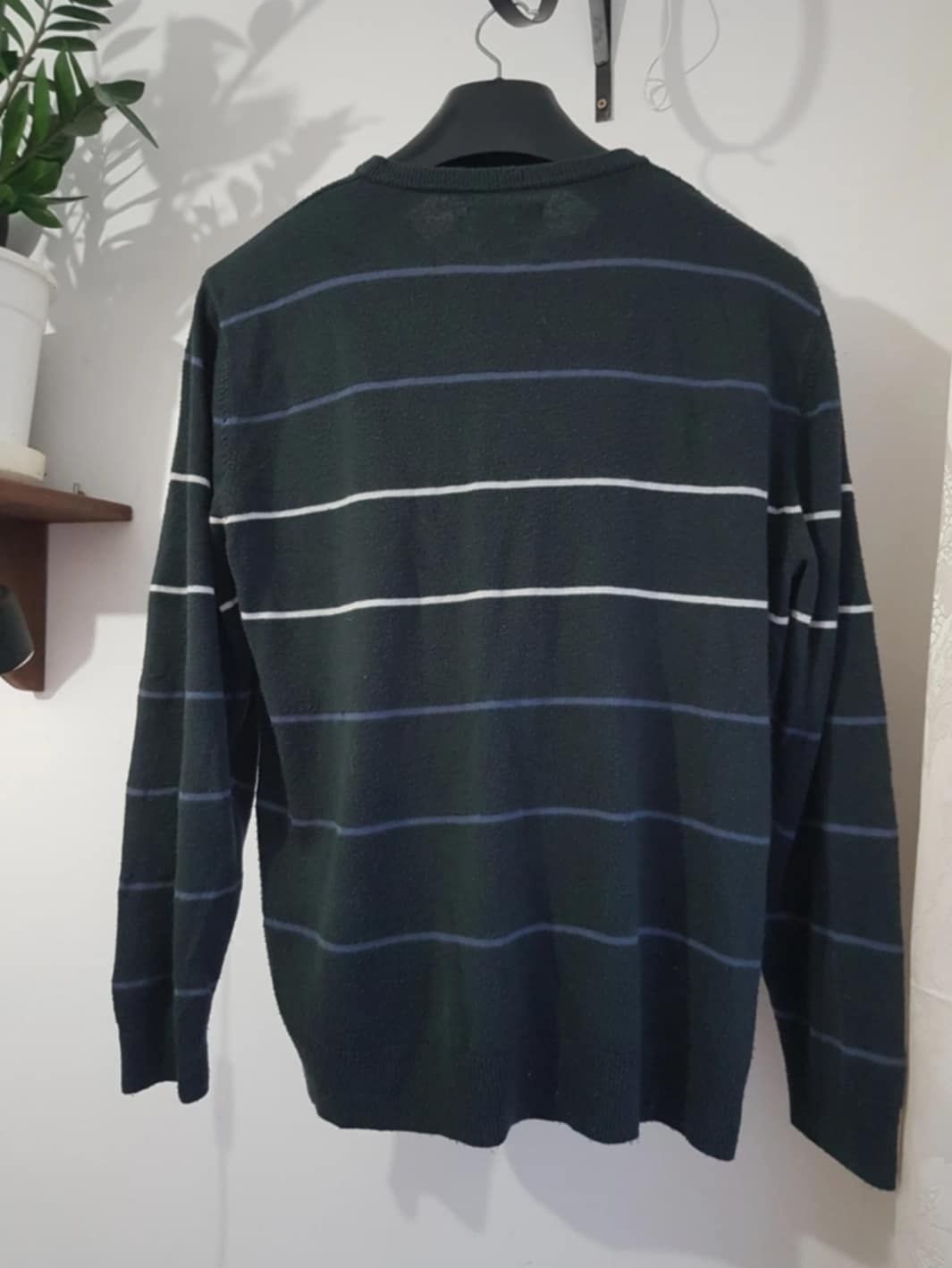 Granatowy sweter XL