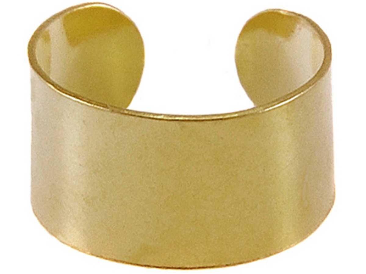 VERSIL kolczyk nausznica oponka earcuff złocona SREBRO 925