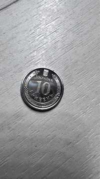 Антоновский мост", монета 10 гривен, 2023 год