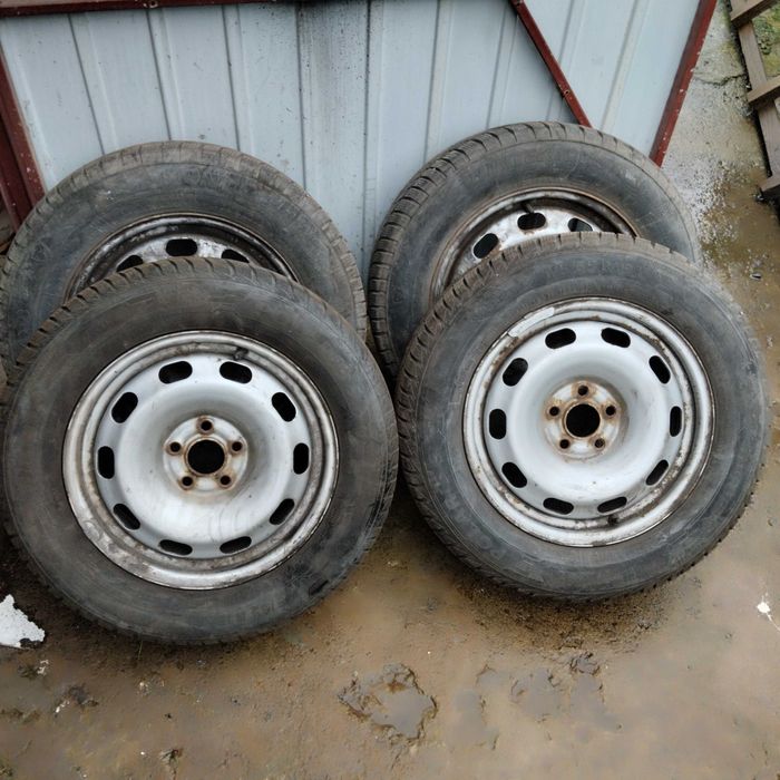 Felgi stalowe 15" 5x100 seat VW skoda +opony zimowe