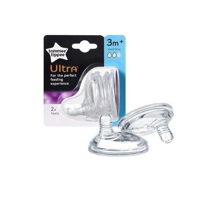 Tommee Tippee Ultra 3msc+ Smoczki Do Butelki Silikonowe *NOWE*