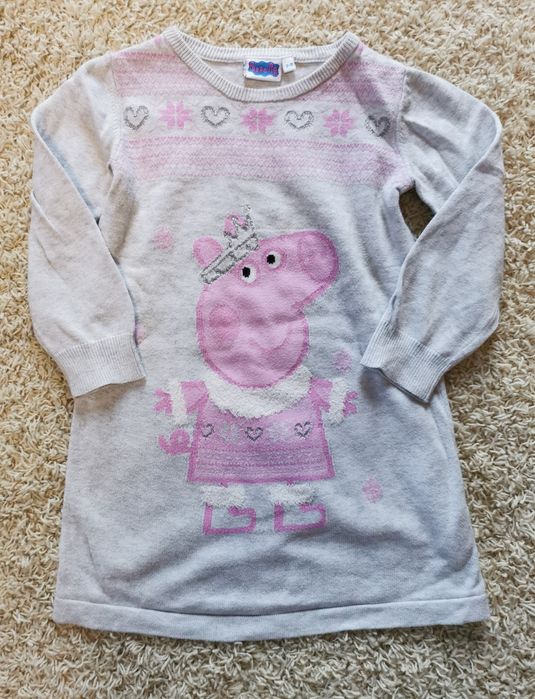 Sukienka sweterkowa  midi  peppa  98cm