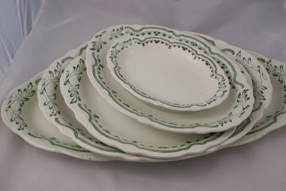 talerz- półmisek- angielska firma- przedwojenne 4+1 sztuk