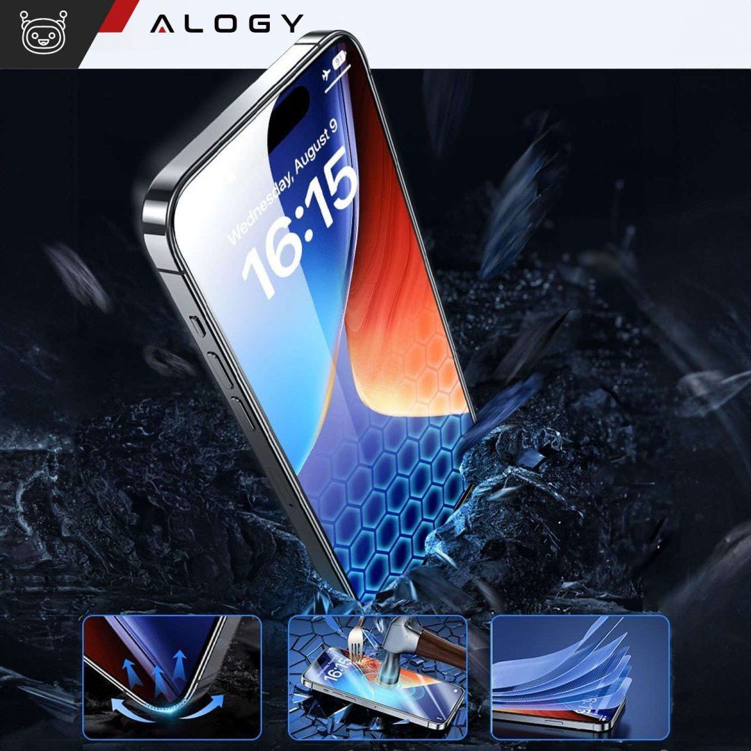 Szkło hartowane 9H Alogy ochrona na ekran do Apple iPhone 14 Plus /