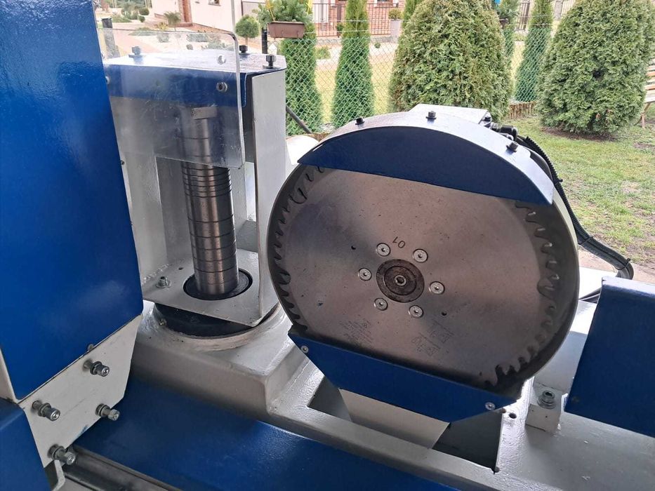 Linia do łączenia drewna GOMA KZ6 + prasa 6m, mikrowczepy