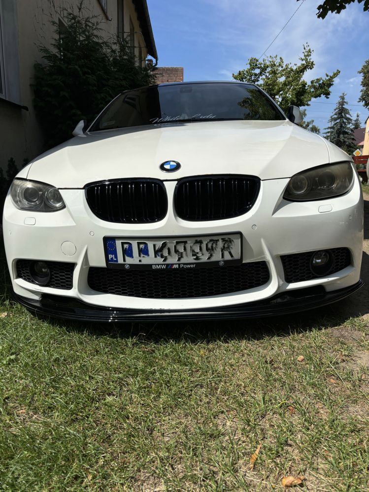 BMW E92 E93 M3 look Splitter Dokładka Zderzaka 2007/2013 Czarny Połysk