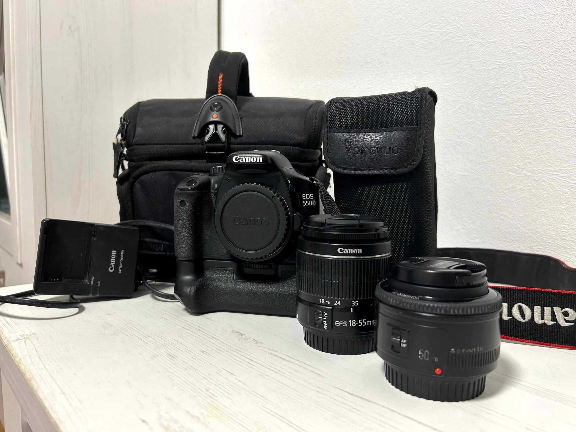 Фотоапарат Canon EOS 550D EF-S 18-55 mm 18 MP f/3.5 - 5.6