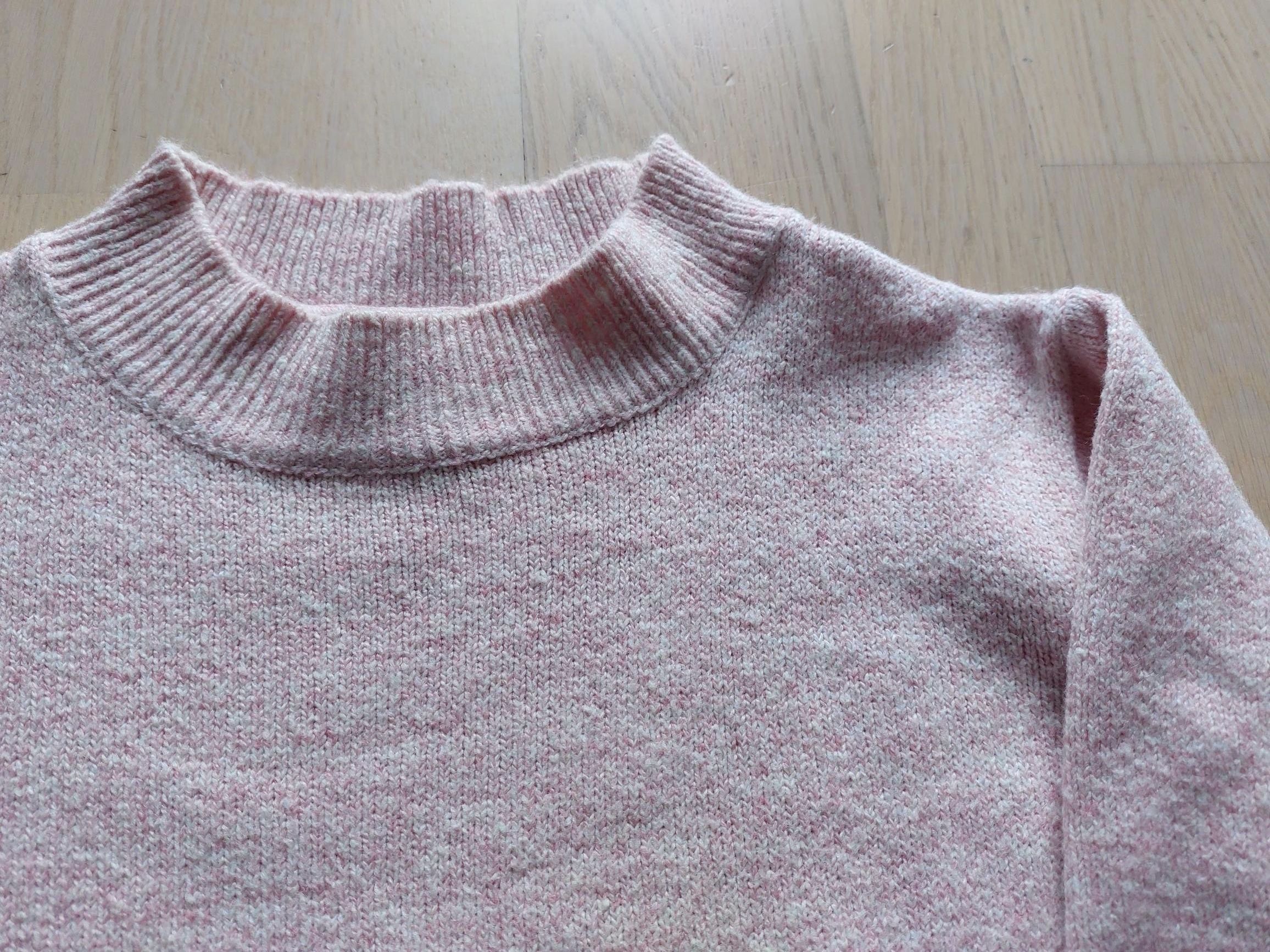 sweter damski różowy sinsay S