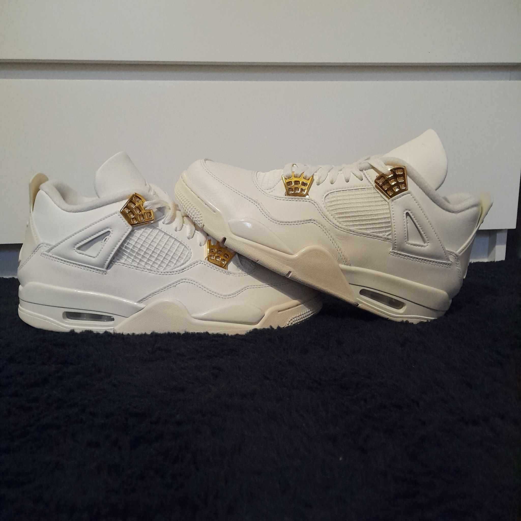 Air Jordan 4 WMNS Sail/Metalic Gold 43 limitowane