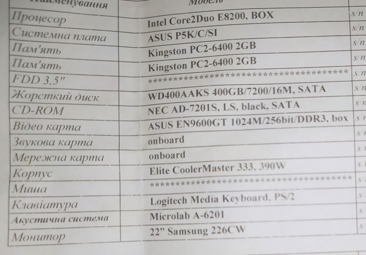 Продається системний блок