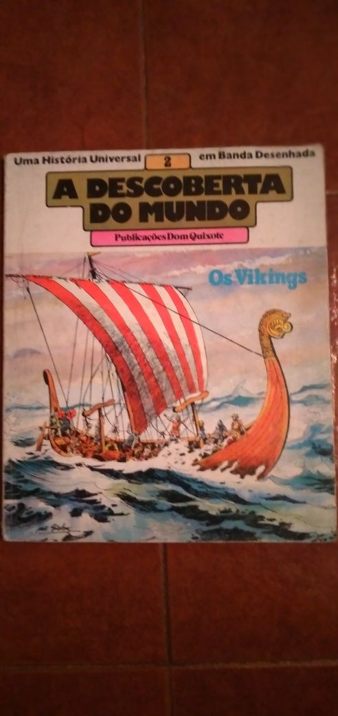 2 Livros de Bd, "Os Vikings" e "A Descoberta do Brasil "