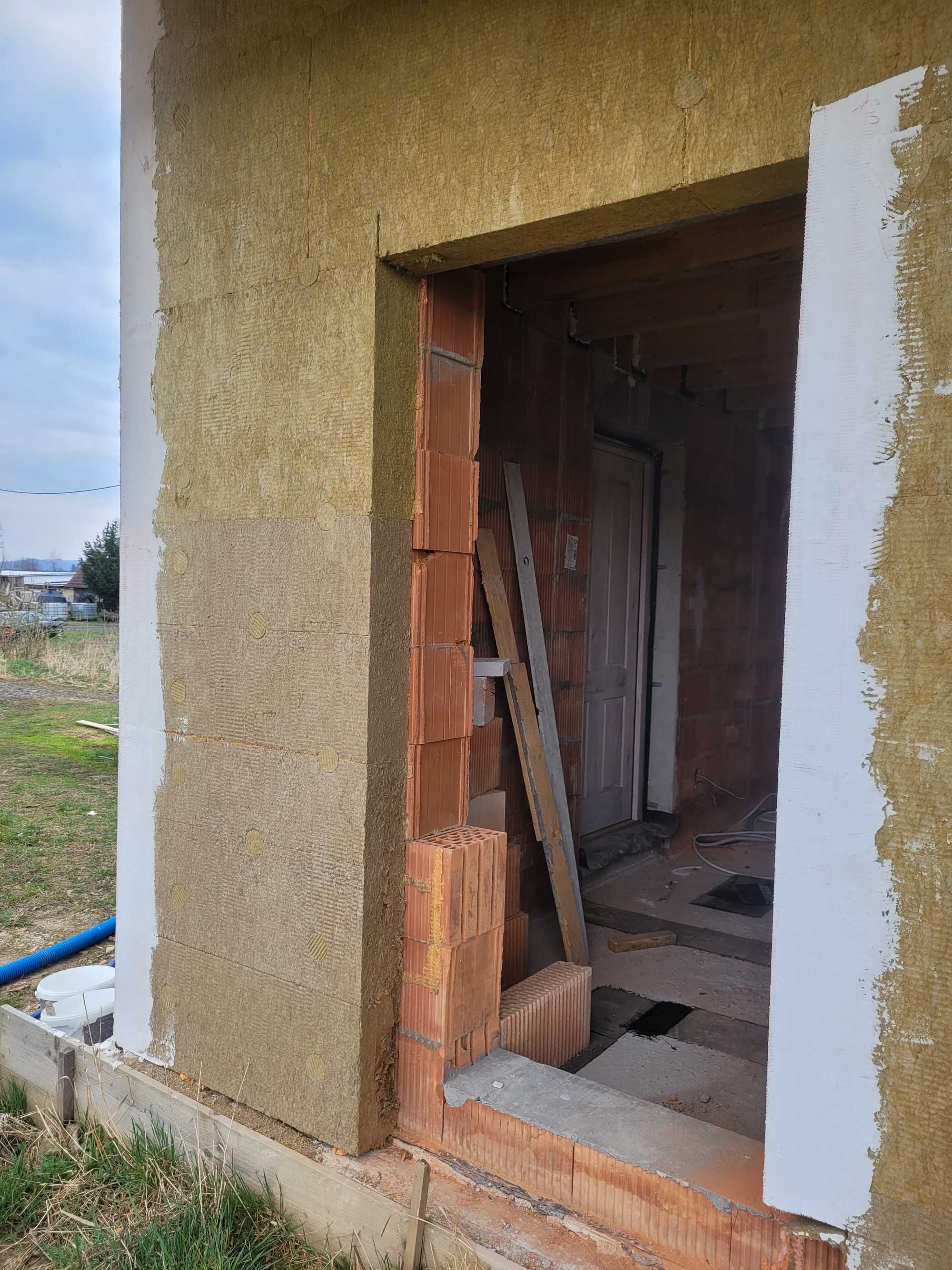 Wełna 15cm na fasadę do ocieplenia ścian Rockwool Frontrock Plus 0,035