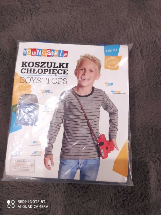 bluzki nowe z metką 110/116 bawełna