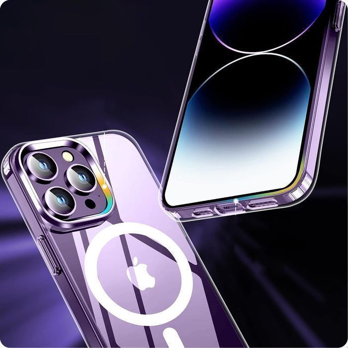 Etui Tech-Protect Flexair Hybrid Magsafe iPhone 15 Pro Max, Case Clear