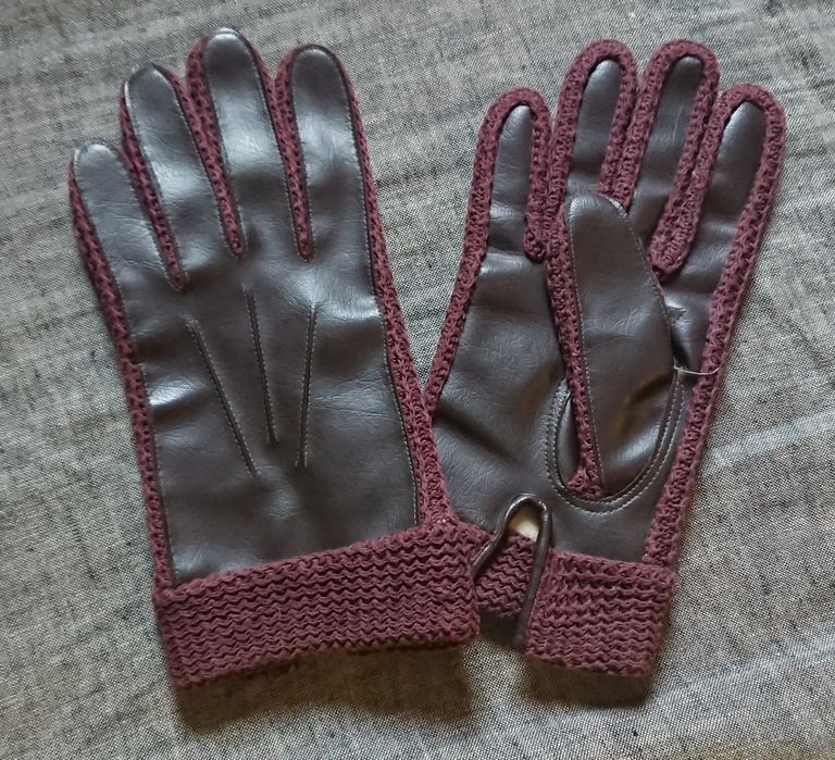 Rękawiczki meskie prl, stan bardzo dobry