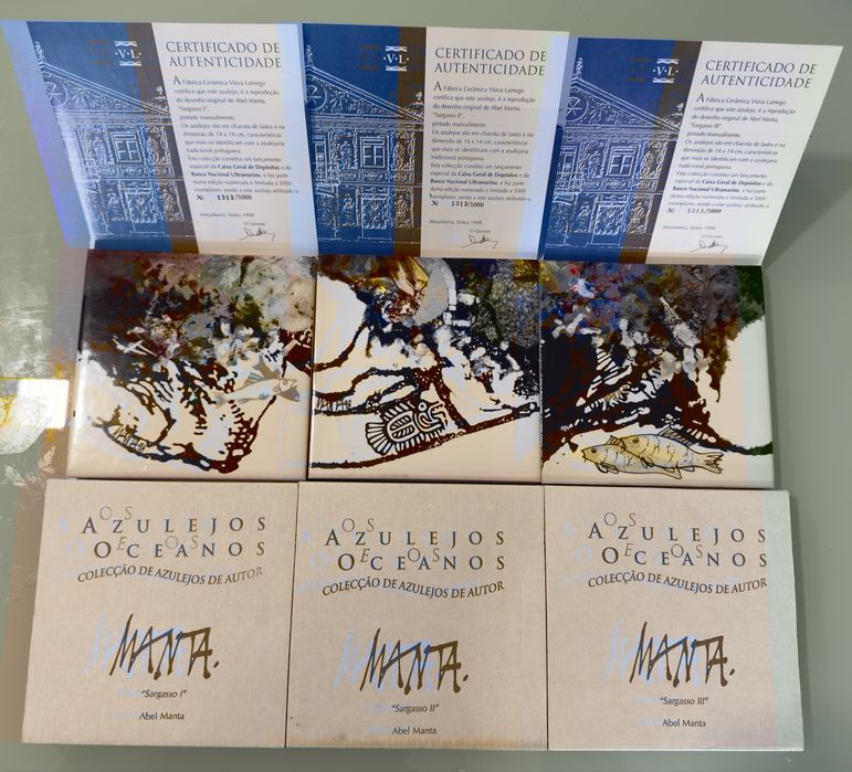 Azulejos Abel Manta - Sargasso II e III