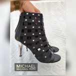 Michel Kors - oryginalne buty damskie czarne na obcasie