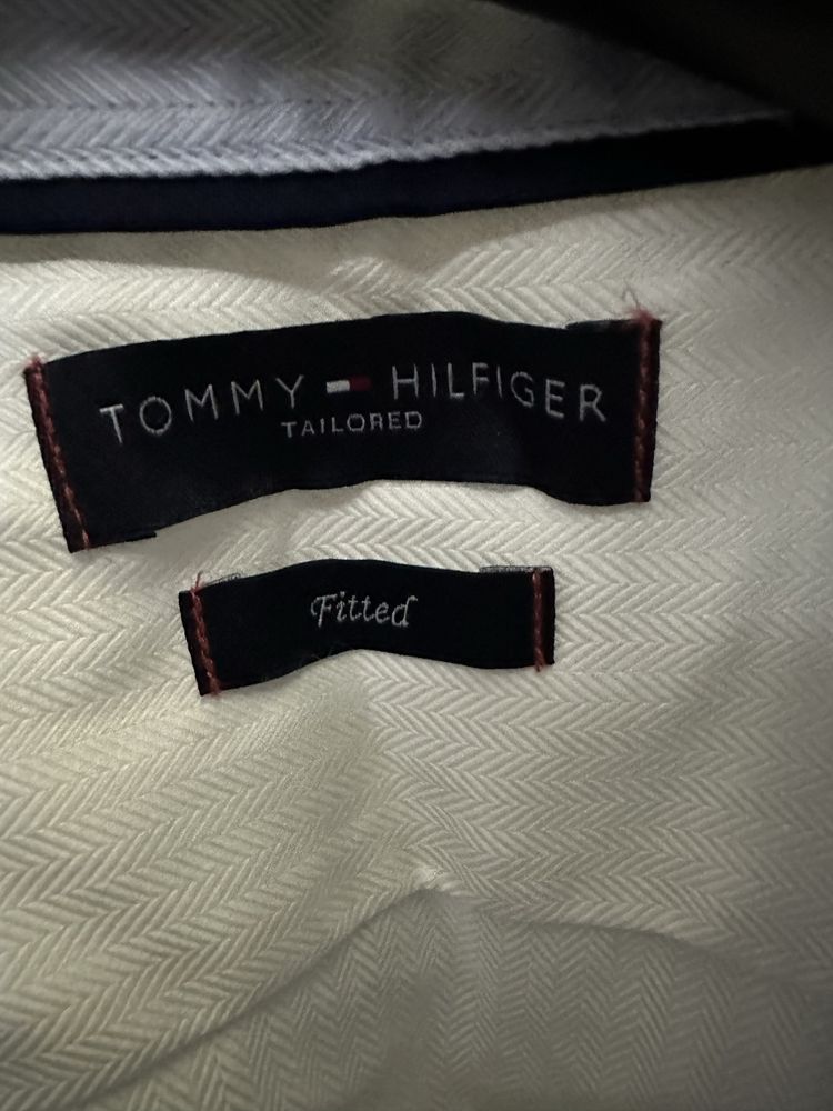 Koszula tekstura Tommy hilfiger fitted