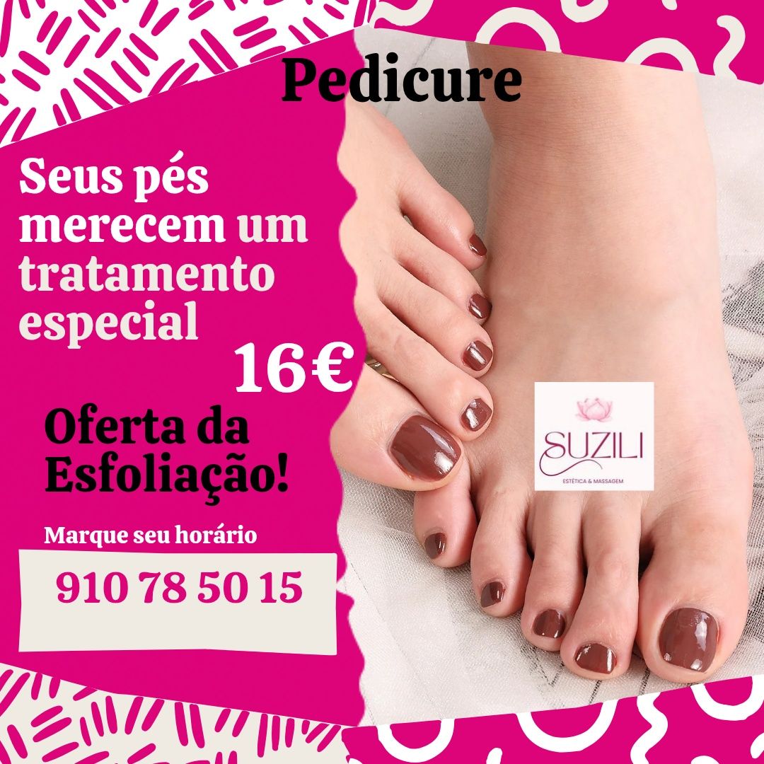 Pedicure com oferta de Esfoliação