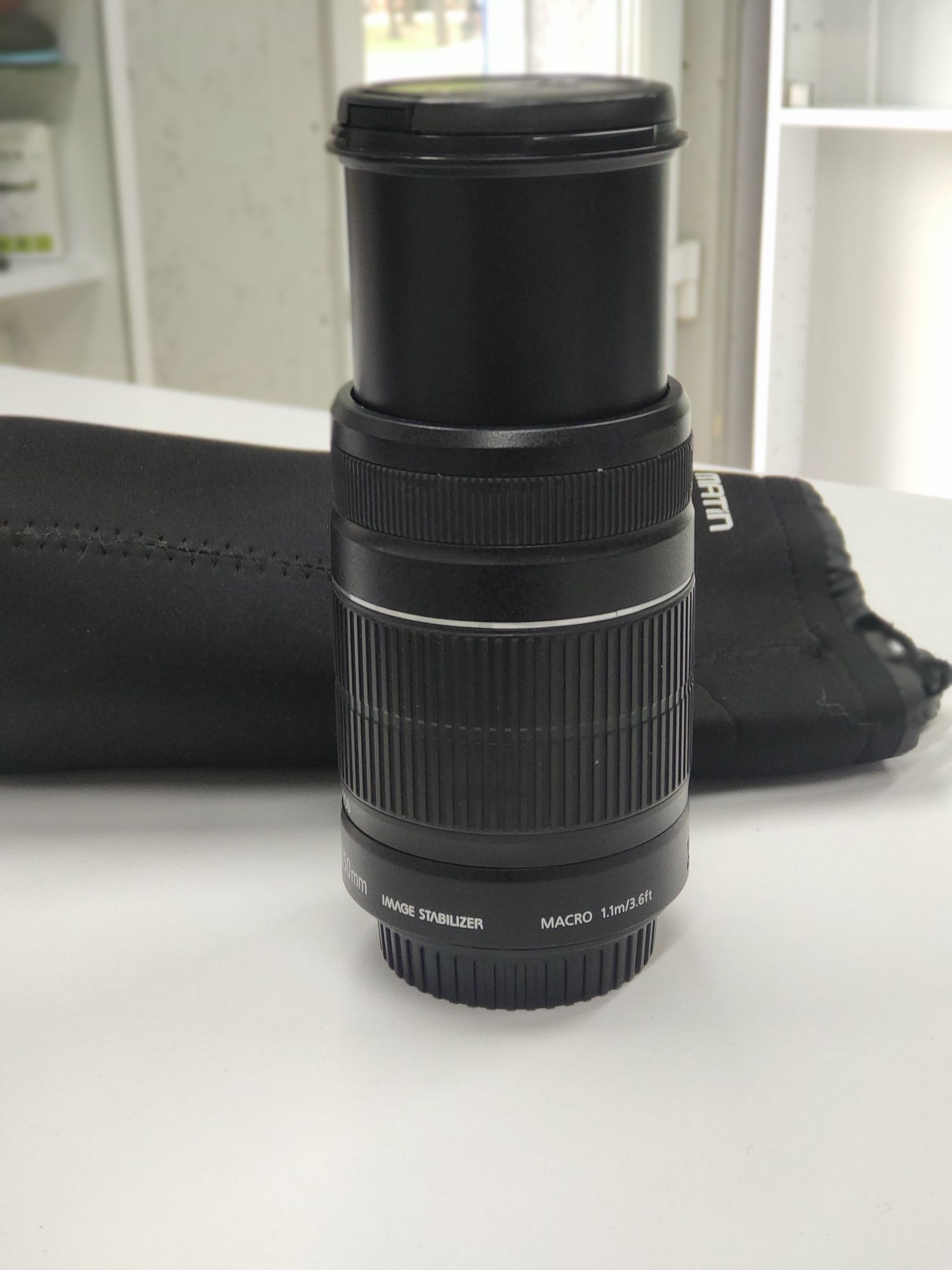 Теле-объектив Canon zoom lens EF-S 55-250 1:4-5.6 58mm