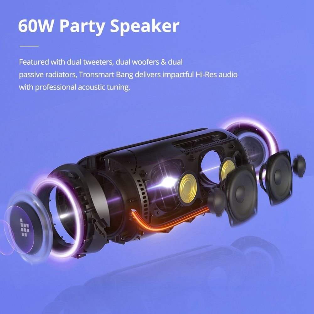 Liquidação - Tronsmart Bang 60W NOVA