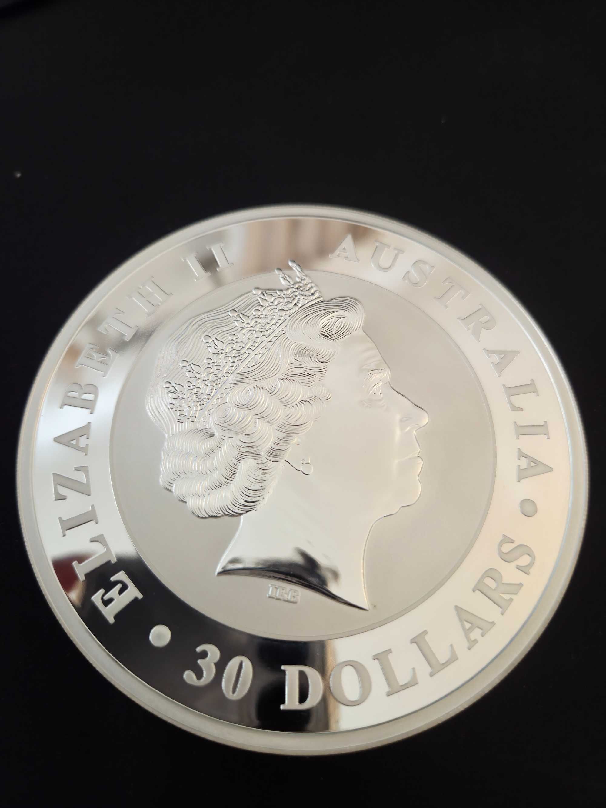 Prata 999 1KG - 30 Dollars Elizabeth II