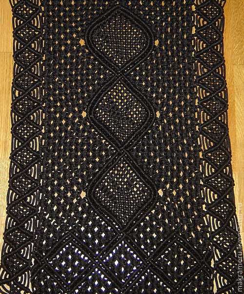 Накидка макраме на автокресло (ручная работа)