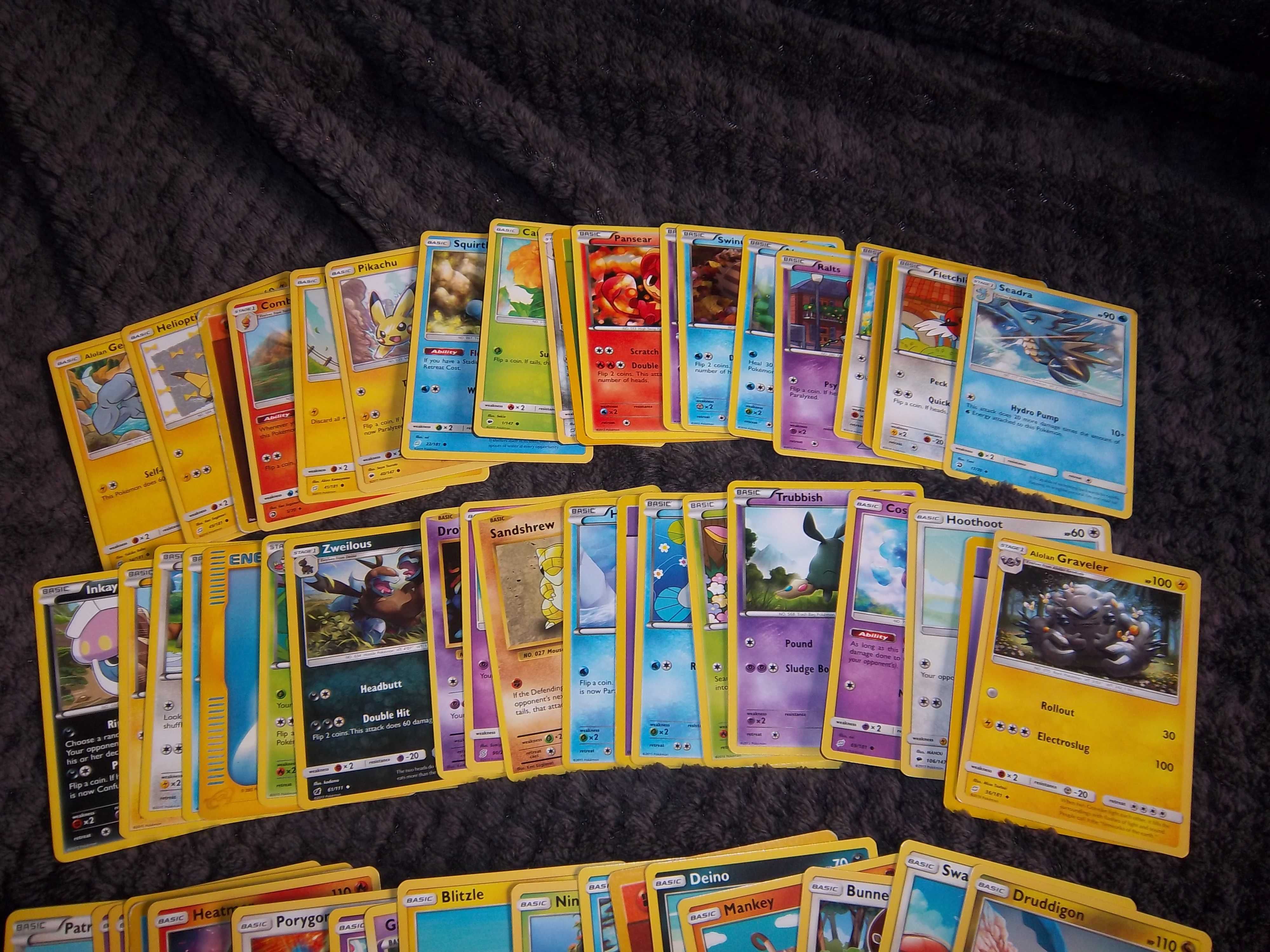 80 cartas Pokemon