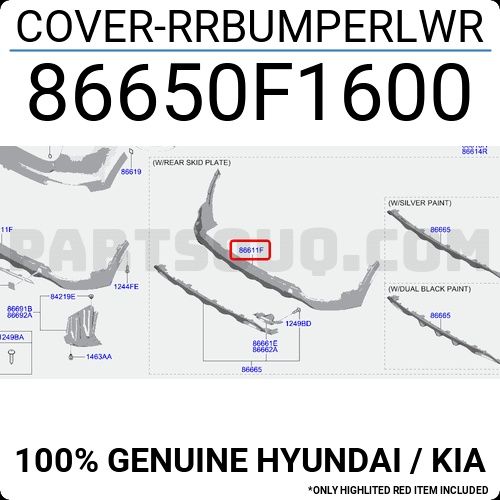 Накладка заднього бампера, нижня структура KIA Shortage gt line IV