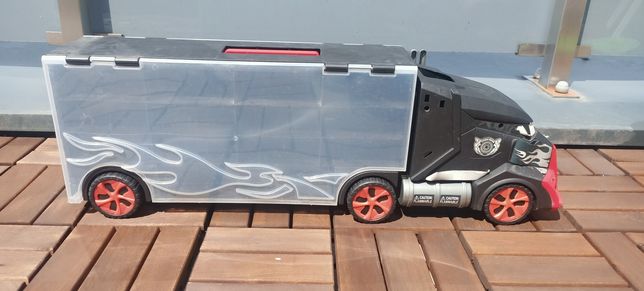 Smiki samochód transporter z garażem 60cm