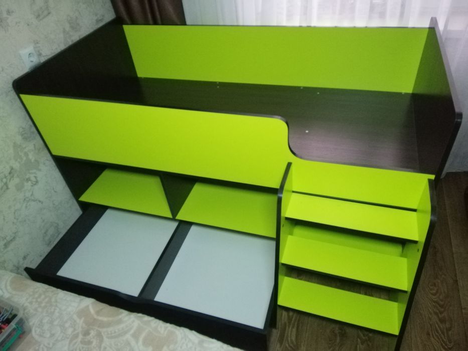 Дитяче ліжко горище з матрацем