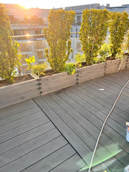 Donica skrzynka drewniana ogrodowa 40x40