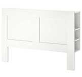 Cabeceira de madeira branca IKEA