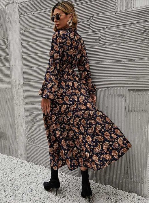 Sukienka długa styl kowbojski rozm L