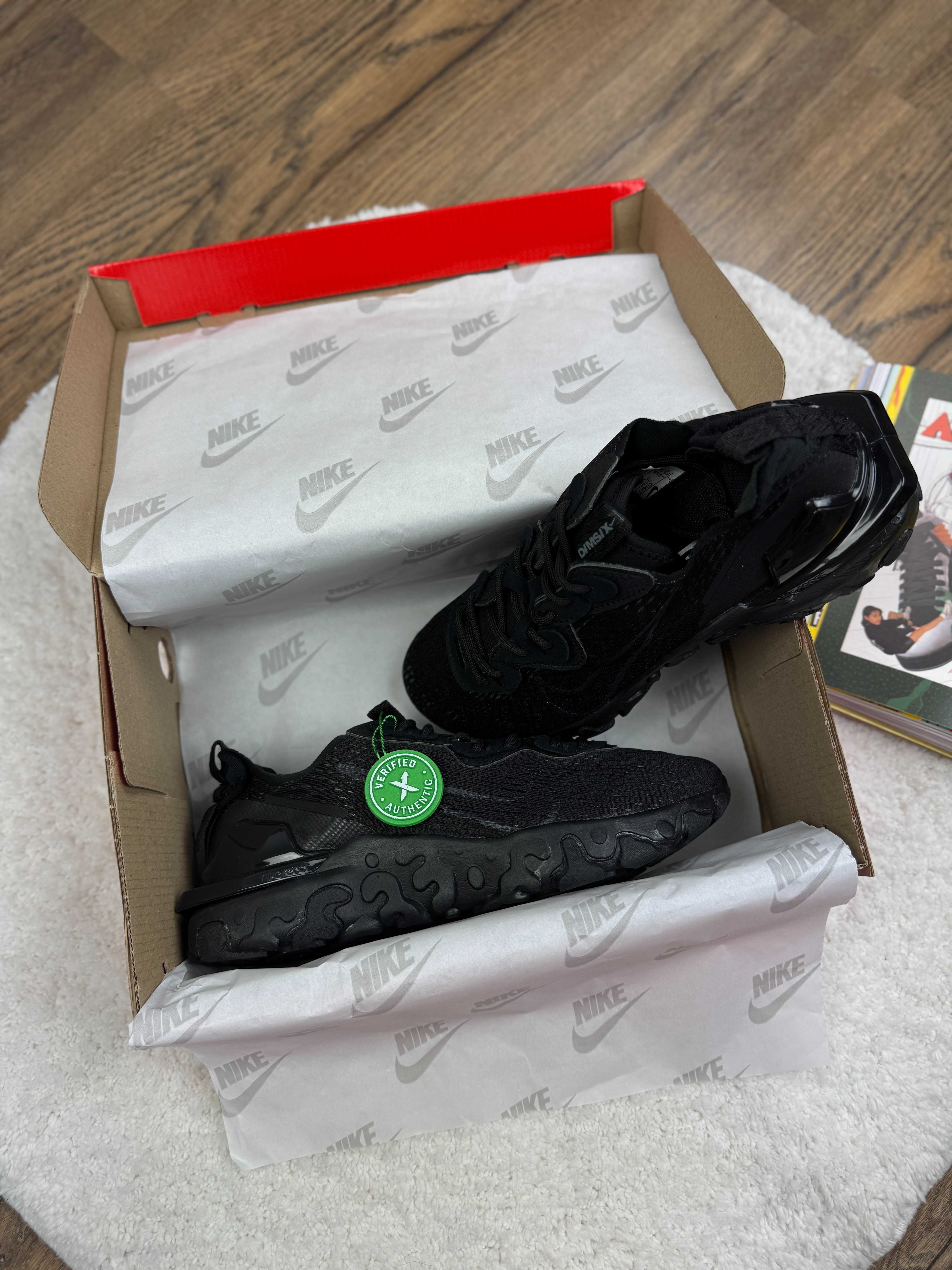 ‼️ Кросівки Nike React Vision Triple Black