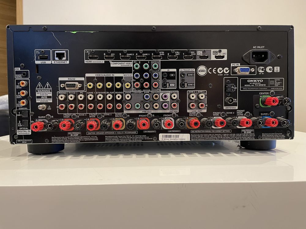 Amplituner ONKYO TX-NR818 Super Stan!
