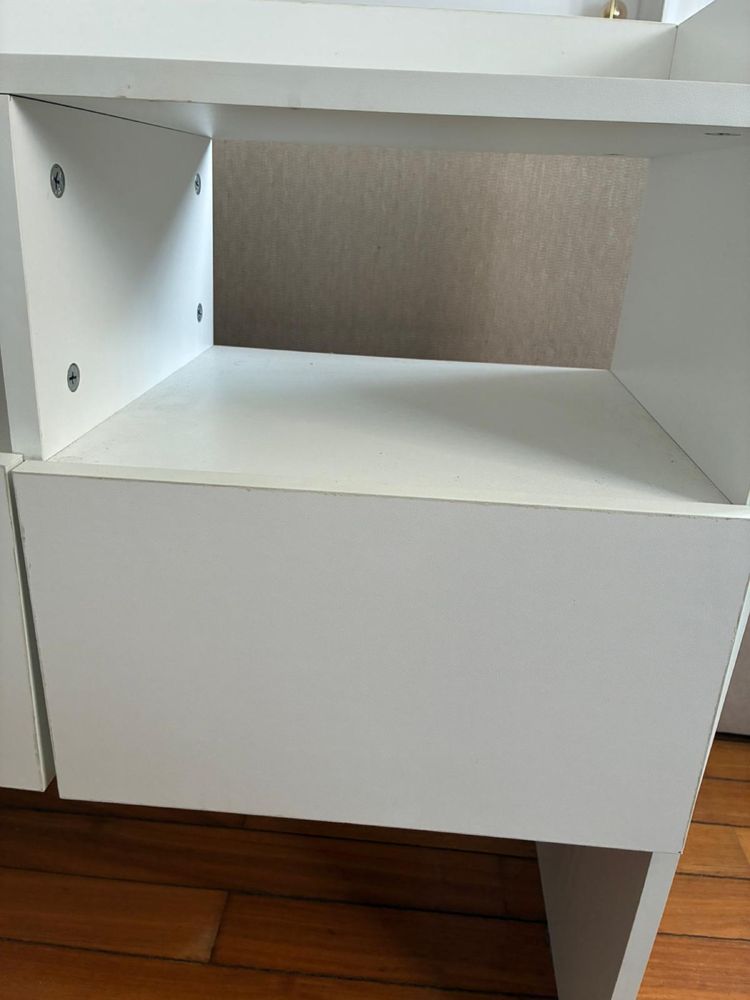 Móvel c/3 gavetas branco