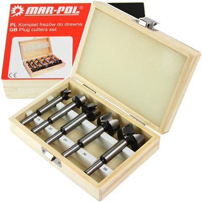 Frezy do drewna sedniki sękowniki 15-35mm 5el