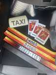 MAGNETYCZNE naklejki oznaczenie TAXI Warszawa