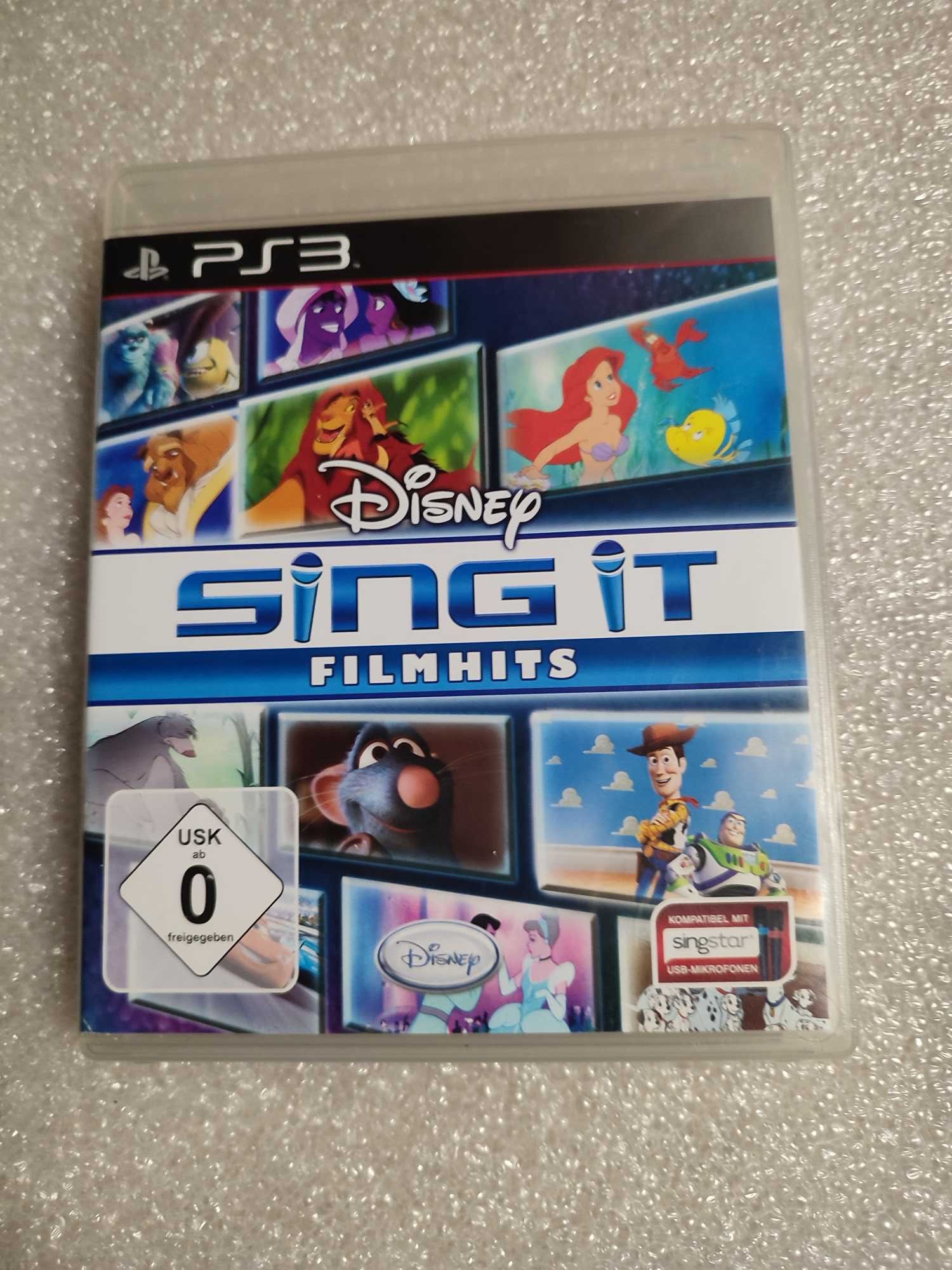PS3 - Disney Sing It Filmhits - unikat, zadbana