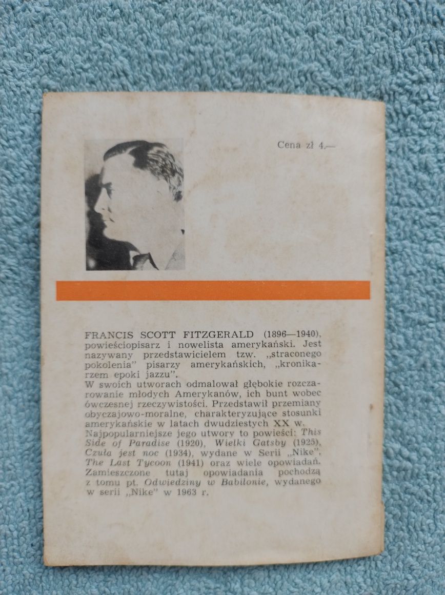 Odwiedziny w Babilonie Scott Fitzgerald Seria Koliber 1967