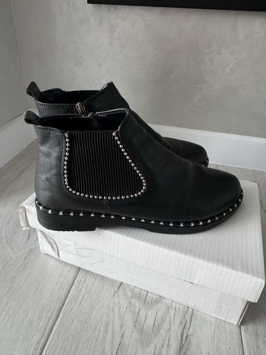 Черевички шкіряні