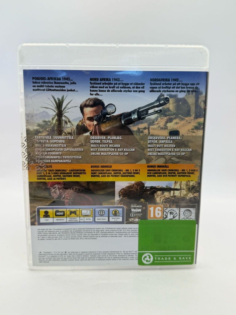 Sniper Elite III Polski w Grze Ps3 nr 9217